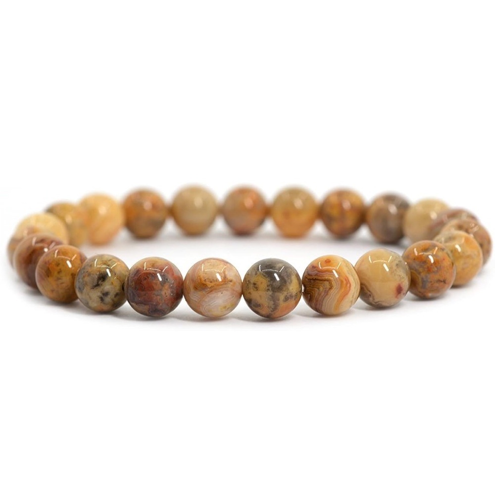 Crazy Lace Agate Bracelet